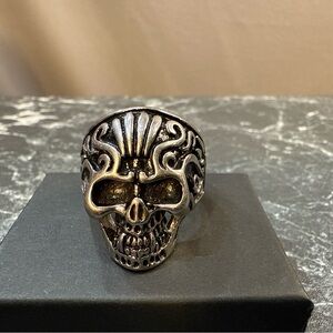 Stainless steel Skull Ring